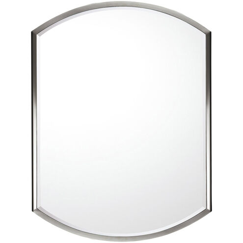 Mirror 32 X 24 inch Polished Nickel Wall Mirror