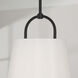 Brody 1 Light 16 inch Matte Black Pendant Ceiling Light