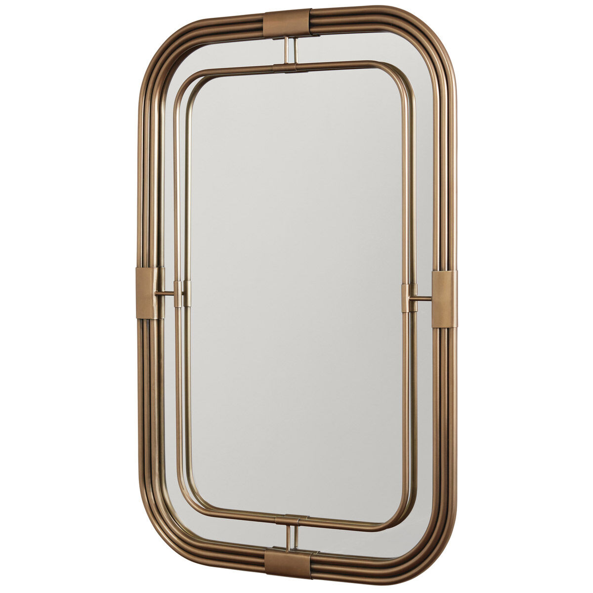 Mirror 42 X 28 inch Aged Brass Mirror Wall Mirror