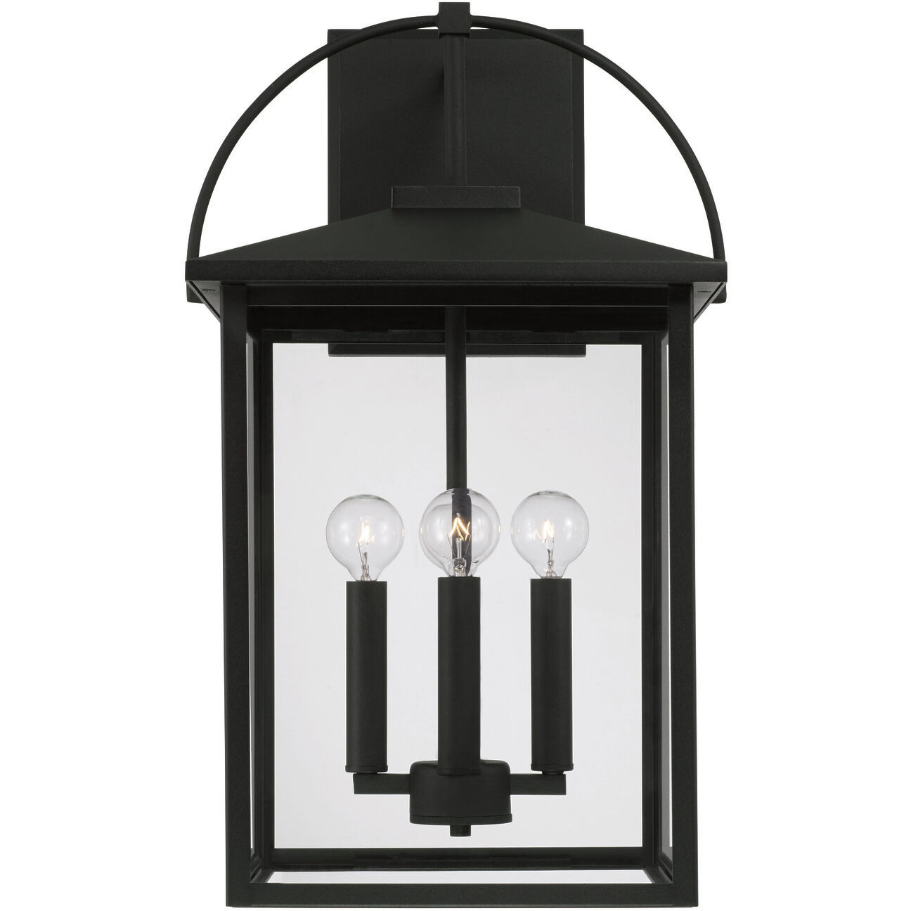 Bryson 4 Light 22.75 inch Black Outdoor Wall Lantern