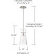 Mila 1 Light 6 inch Polished Nickel Pendant Ceiling Light