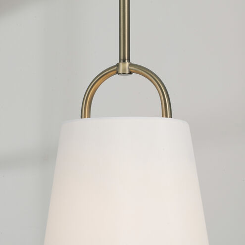 Brody 1 Light 10 inch Aged Brass Pendant Ceiling Light