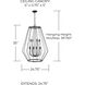 Corey 8 Light 25 inch Matte Black Foyer Ceiling Light