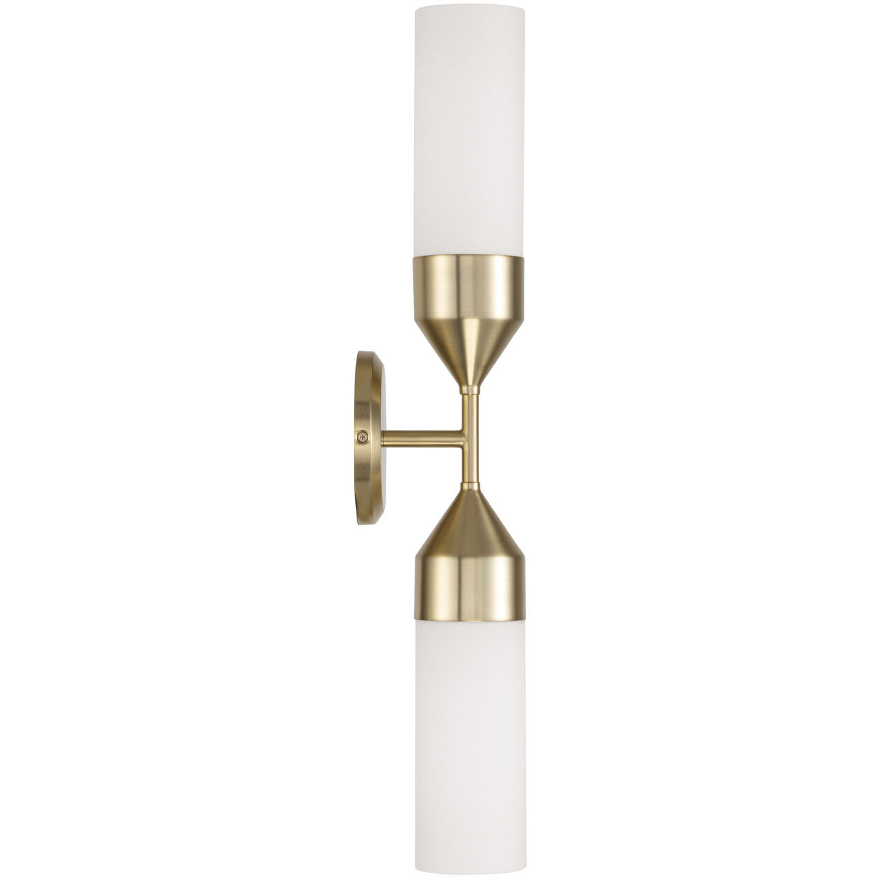 Devon 2 Light 5 inch Matte Brass Sconce Wall Light