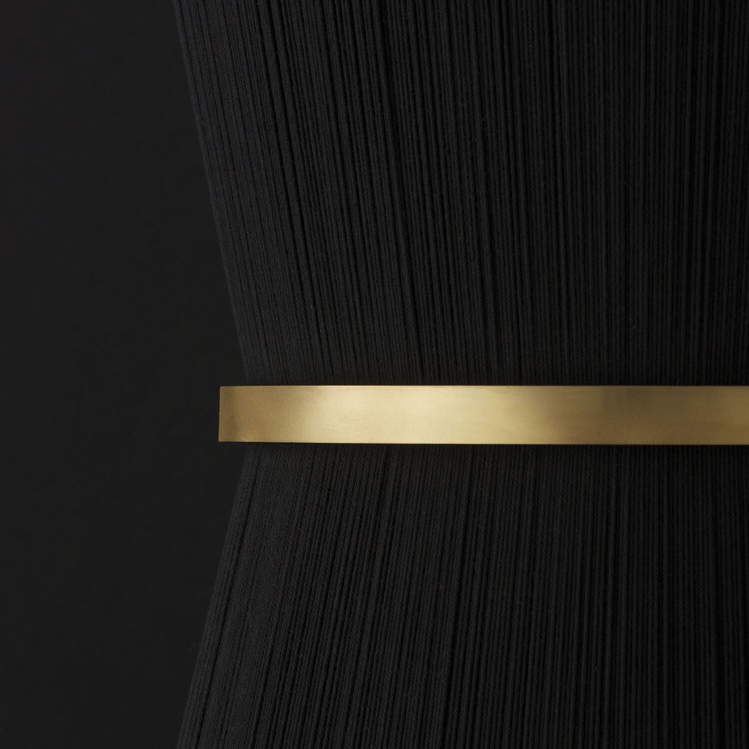 Cecilia 6 Light 20 inch Black Rope and Patinaed Brass Foyer Light Ceiling Light