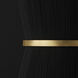 Cecilia 6 Light 20 inch Black Rope and Patinaed Brass Foyer Light Ceiling Light