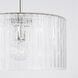 Emerson 1 Light 15 inch Polished Nickel Semi-Flush Mount Ceiling Light, Convertible Dual Mount