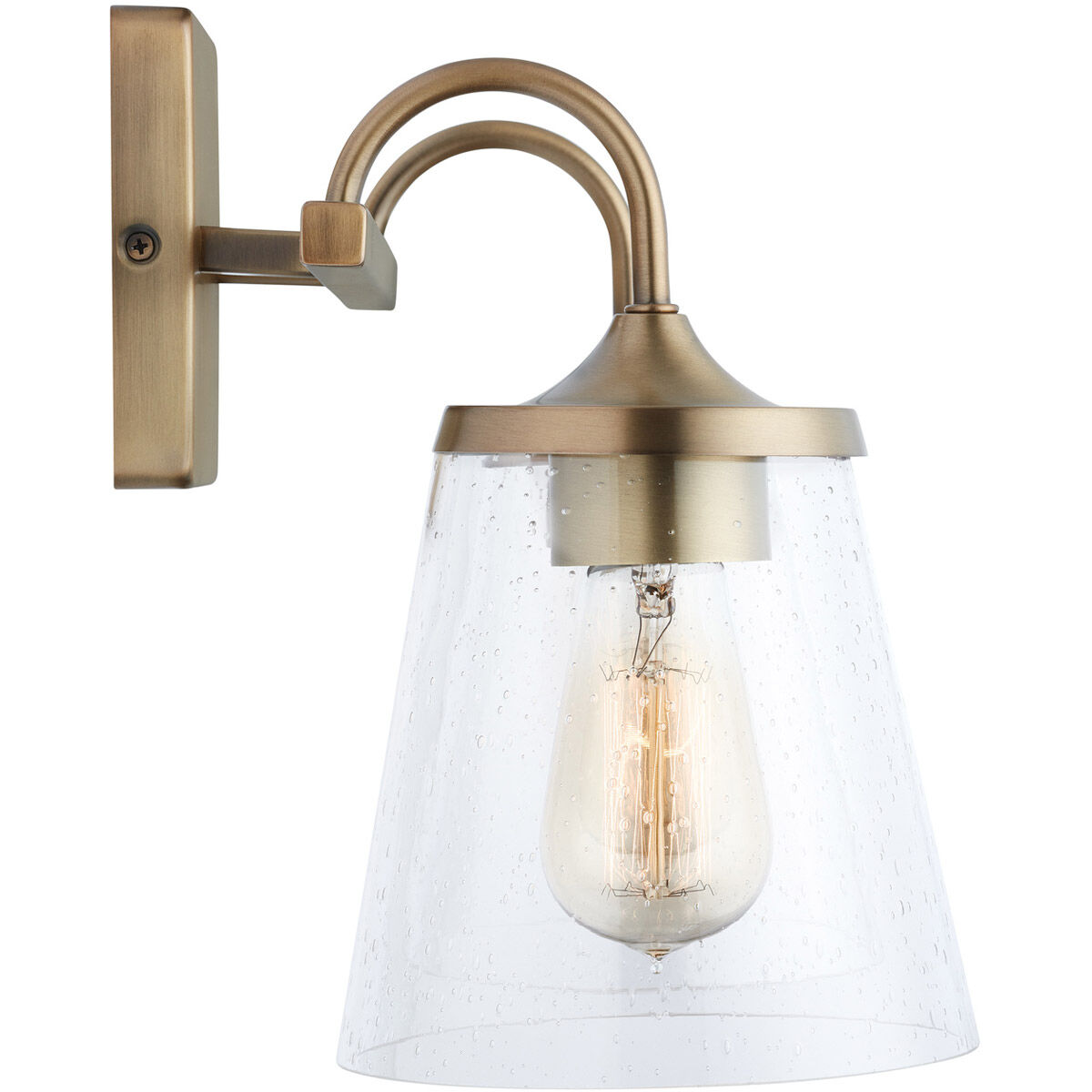 Jayne 2 Light 15.25 inch Aged Brass Vanity Light Wall Light