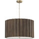 Cody 4 Light 25.75 inch Matte Brass Pendant Ceiling Light