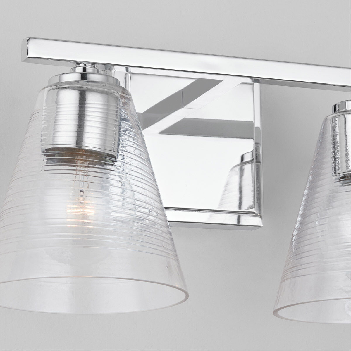 Layla 2 Light 15 inch Chrome Vanity Light Wall Light