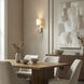 Laurent 1 Light 5 inch Polished Nickel Sconce Wall Light