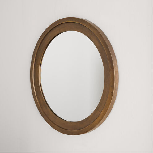Mirror 33 X 33 inch Oxidized Brass Wall Mirror