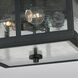 Barrett 3 Light 13 inch Black Outdoor Flush Mount