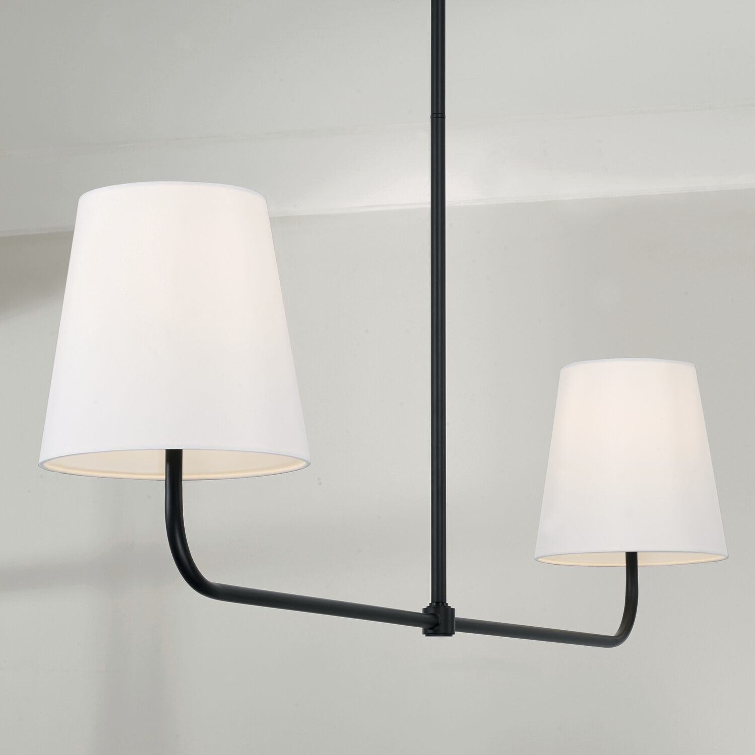 Brody 2 Light 50 inch Matte Black Island Light Ceiling Light