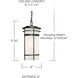 Lakeshore 1 Light 8 inch Old Bronze Outdoor Hanging Lantern