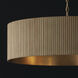 Donovan 4 Light 30.75 inch White Wash and Matte Brass Chandelier Ceiling Light