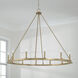 Pearson 12 Light 48.25 inch Aged Brass Chandelier Ceiling Light