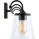 Jayne 4 Light 33.25 inch Matte Black Vanity Light Wall Light