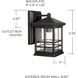 Preston 1 Light 12 inch Old Bronze Outdoor Wall Lantern