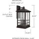 Preston 4 Light 27 inch Old Bronze Outdoor Wall Lantern