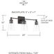 Rory 3 Light 23 inch Old Bronze Vanity Light Wall Light