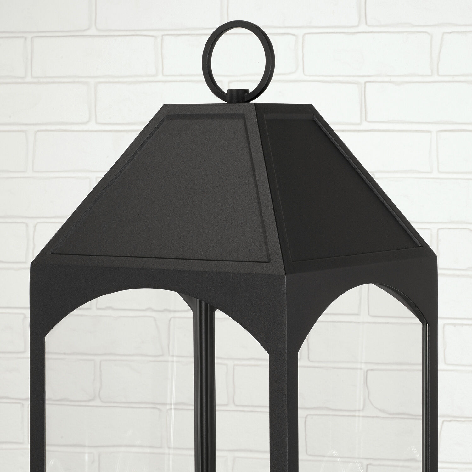 Burton 4 Light 29 inch Black Outdoor Post Lantern
