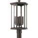 Walton 4 Light 22 inch Oiled Bronze Outdoor Post Lantern