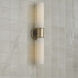 Parson 2 Light 25.25 inch Matte Brass Sconce Wall Light