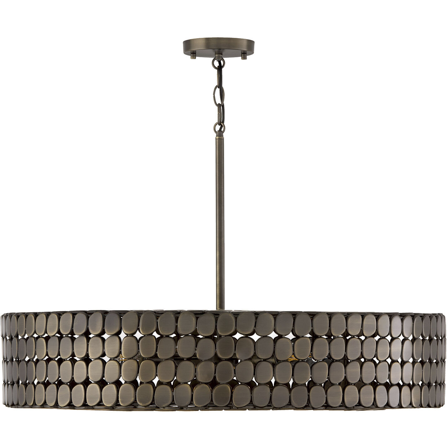 Eliana 4 Light 30.5 inch Dark Brass Chandelier Ceiling Light