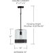 Marion 1 Light 10 inch Matte Black Pendant Ceiling Light