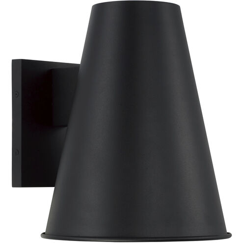 Yardley 1 Light 12 inch Black Outdoor Wall Lantern