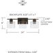 Graham 3 Light 24 inch Oil Rubbed Bronze Vanity Light Wall Light