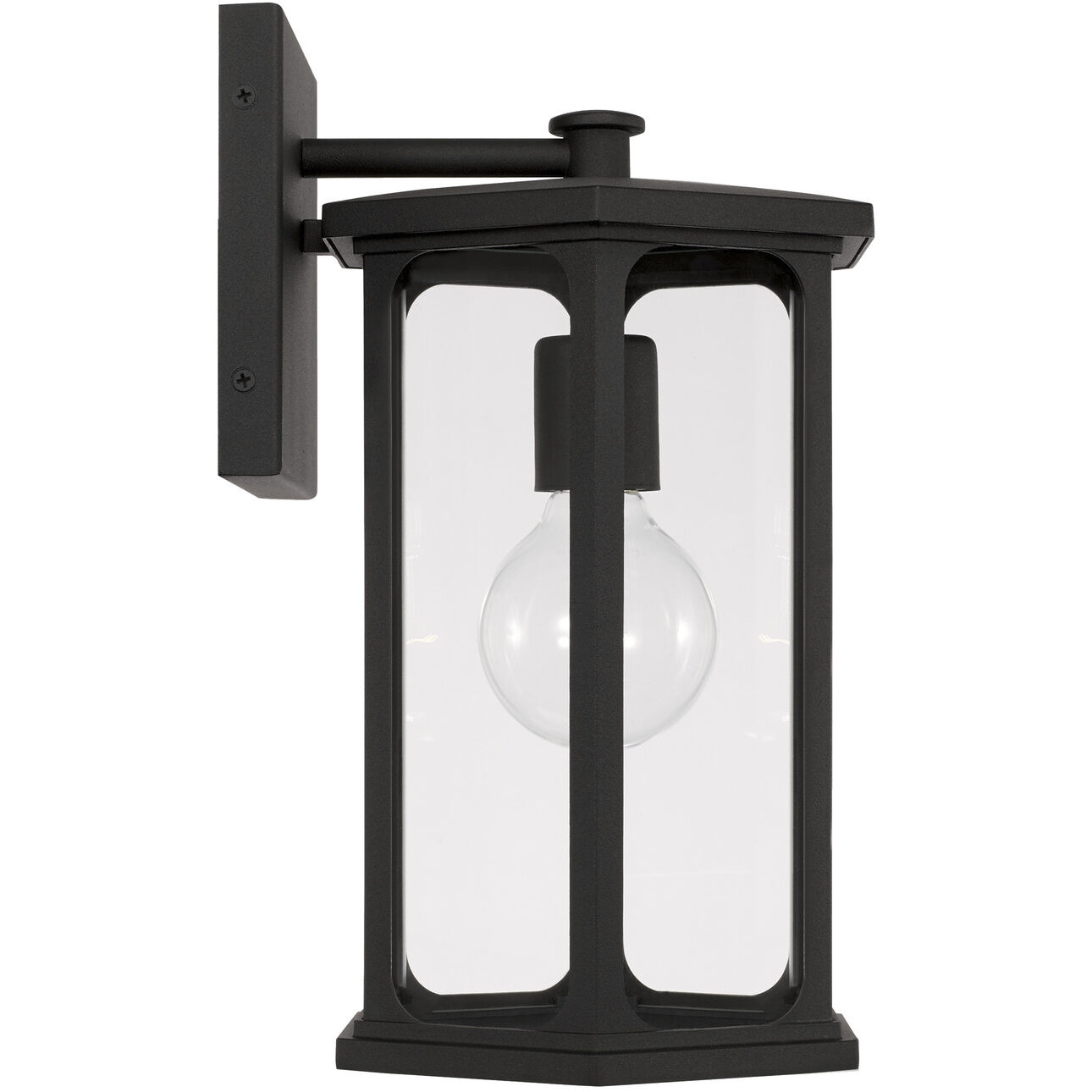 Walton 1 Light 13 inch Black Outdoor Wall Lantern