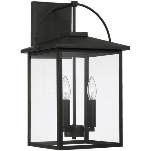 Capital Lighting Bryson 3 Light 19.75 inch Black Outdoor Wall Lantern 948031BK - Open Box