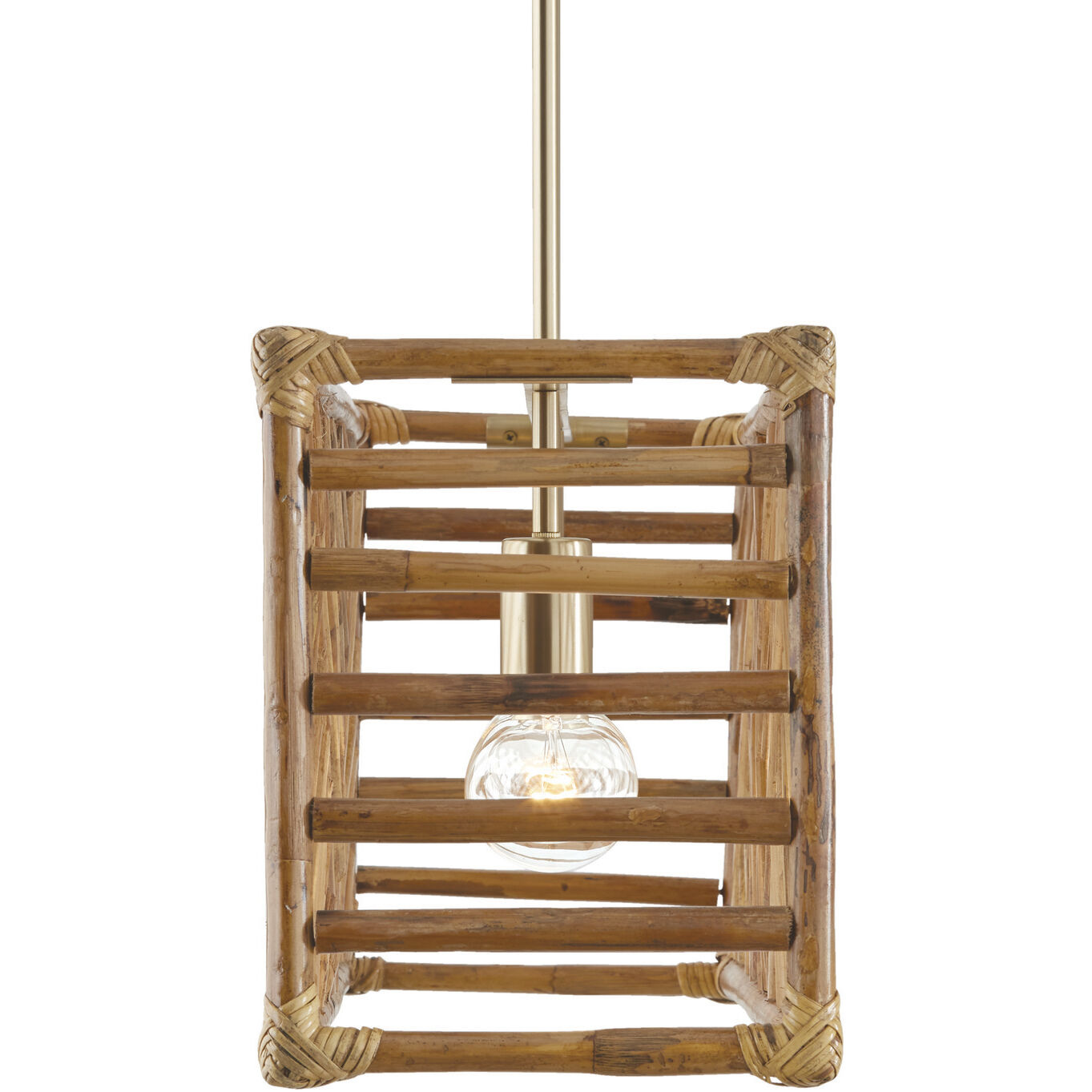 Soleil 3 Light 35.5 inch Matte Brass Island Light Ceiling Light