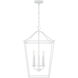 Grady 4 Light 15.75 inch Textured White Foyer Ceiling Light