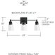 Rory 3 Light 23 inch Matte Black Vanity Light Wall Light