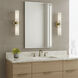 Alyssa 2 Light 5 inch Aged Brass Sconce Wall Light