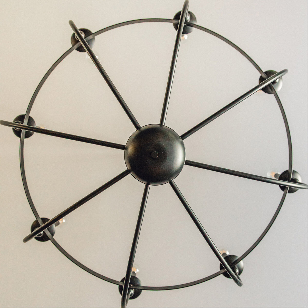 Rylann 8 Light 38 inch Matte Black Chandelier Ceiling Light
