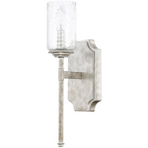 Oxford 1 Light 5 inch Silver Patina Sconce Wall Light