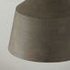 Quarry 1 Light 15.5 inch Clay Pendant Ceiling Light
