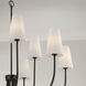 Averitt 9 Light 46 inch Matte Black Chandelier Ceiling Light
