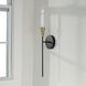 Avant 1 Light 5 inch Aged Brass and Black Sconce Wall Light