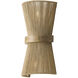 Capital Lighting Maya 2 Light 9 inch Matte Brass Sconce Wall Light 652821MA - Open Box
