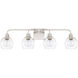 Capital Lighting HomePlace 4 Light 34 inch Brushed Nickel Vanity Wall Light 120041BN-426 - Open Box