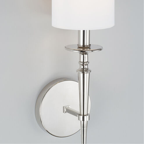 Abbie 1 Light 5 inch Polished Nickel Sconce Wall Light