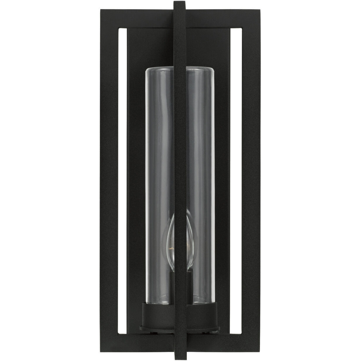 Kent 1 Light 15 inch Black Outdoor Wall Lantern
