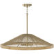 Maya 4 Light 31 inch Matte Brass Pendant Ceiling Light