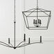 Grady 4 Light 27.5 inch Black Iron Pendant Ceiling Light