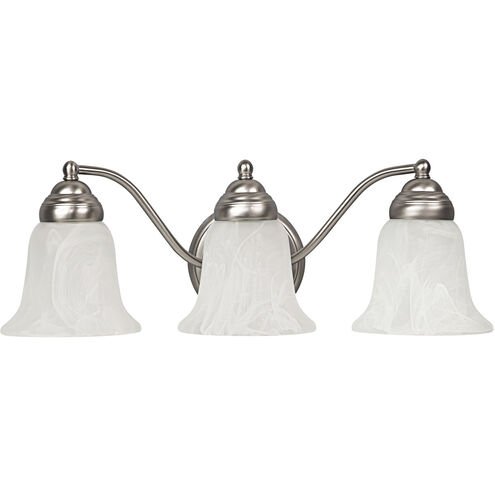 Brady 3 Light 19 inch Matte Nickel Vanity Light Wall Light